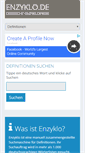 Mobile Screenshot of enzyklo.de